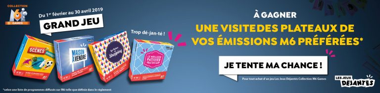 jeu-concours Les Jeux Déjantés Collection M6 Games Jeu-concours des jeux de société Collection M6 Games
